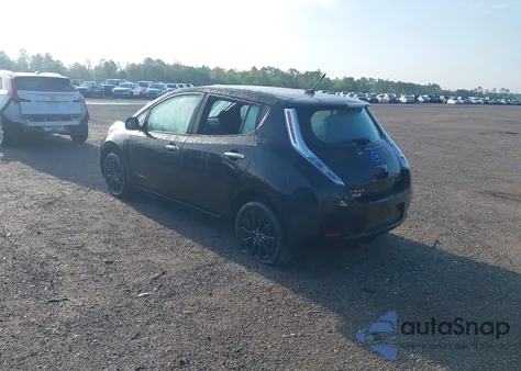 2013 Nissan Leaf S z USA, uszkodzony, nr VIN 1N4AZ0CP1DC407189